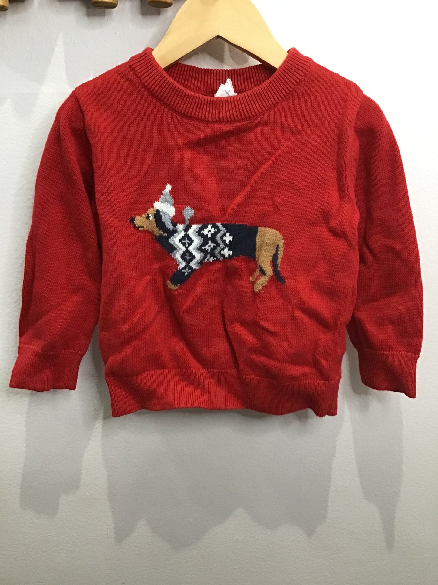 Daschund sweater 18-24m