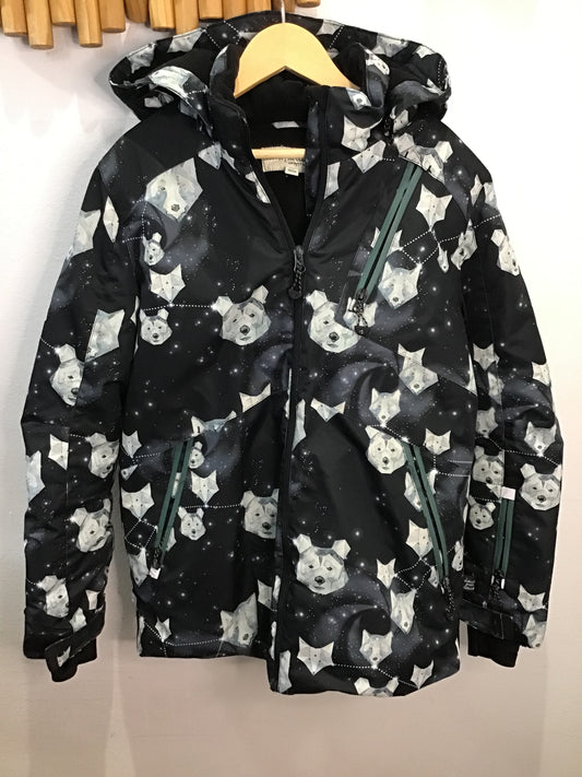 Deuxpardeux wolf winter jacket 10y