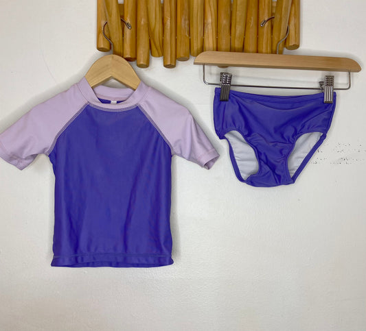 Purple two piece swimset 24m