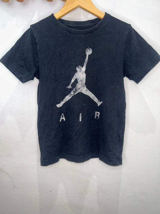 Air Jordan black tee 7-8y