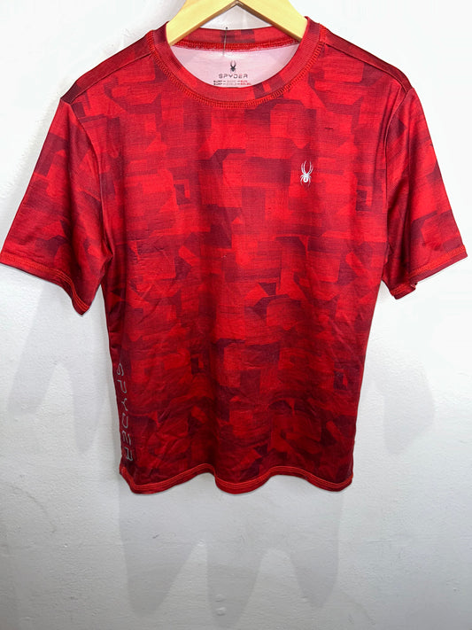 Red swim tee 10-12y