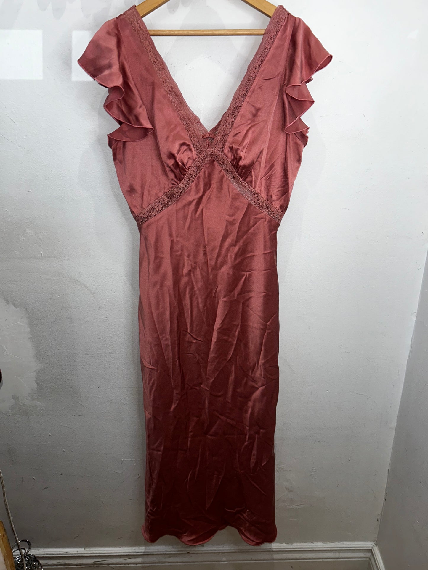 Rose silk and lace dress Adult-M