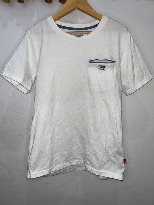 Levis white tee 10-12y
