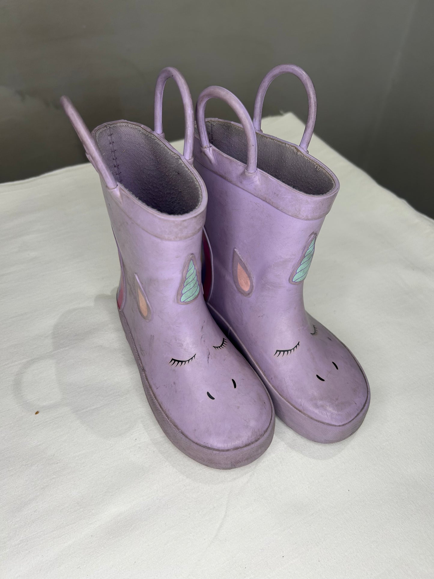 C6 unicorn rainboots