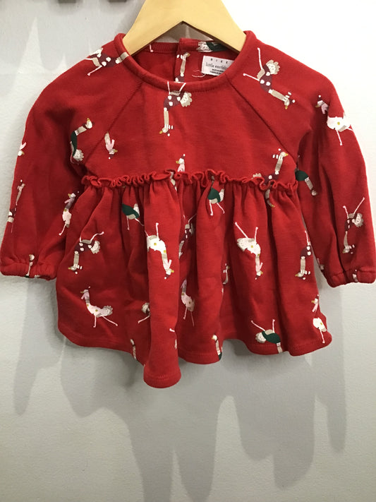 Silly geese pullover dress 3-6m