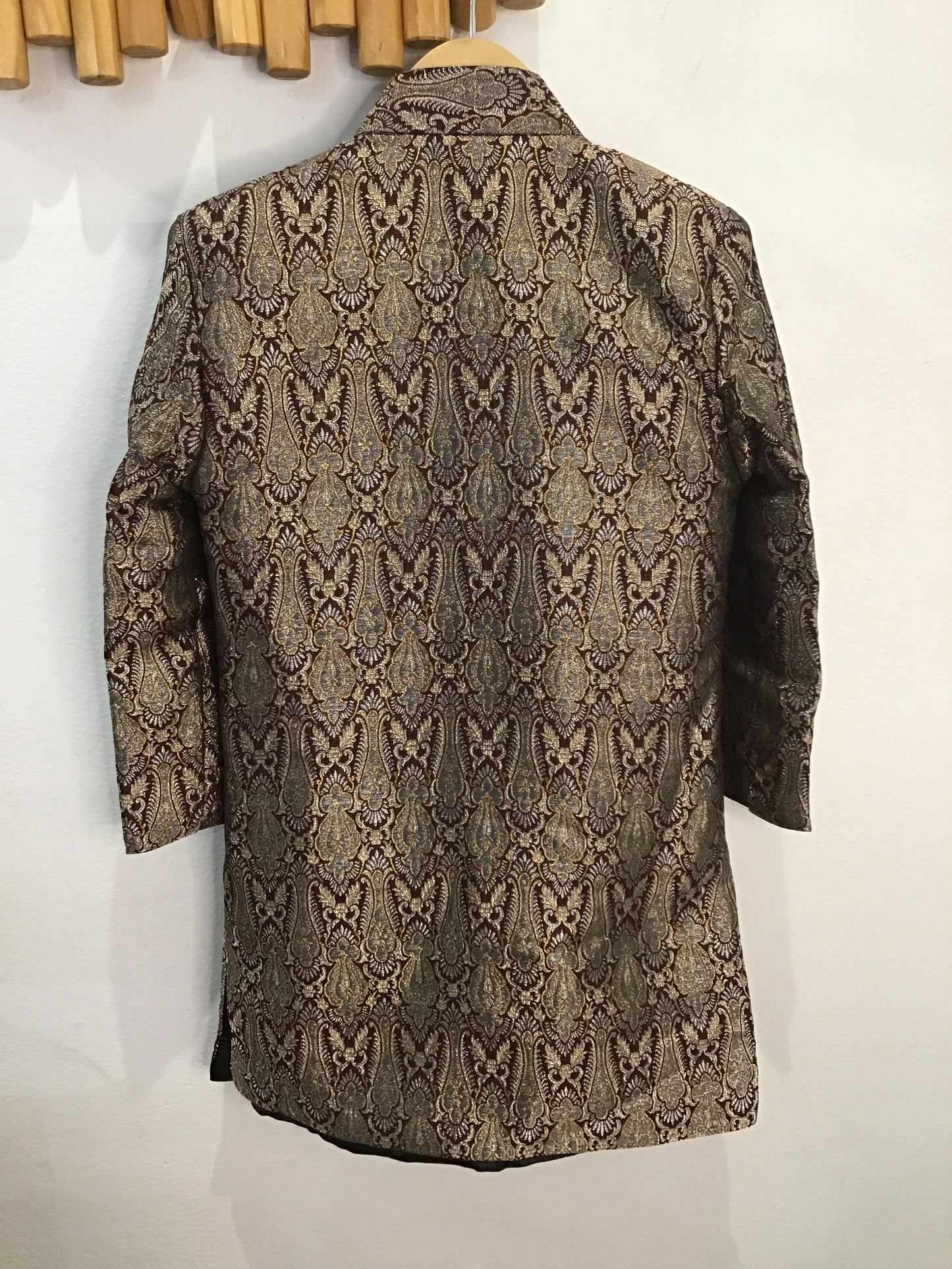 Jacquard nehru jacket 4-6y