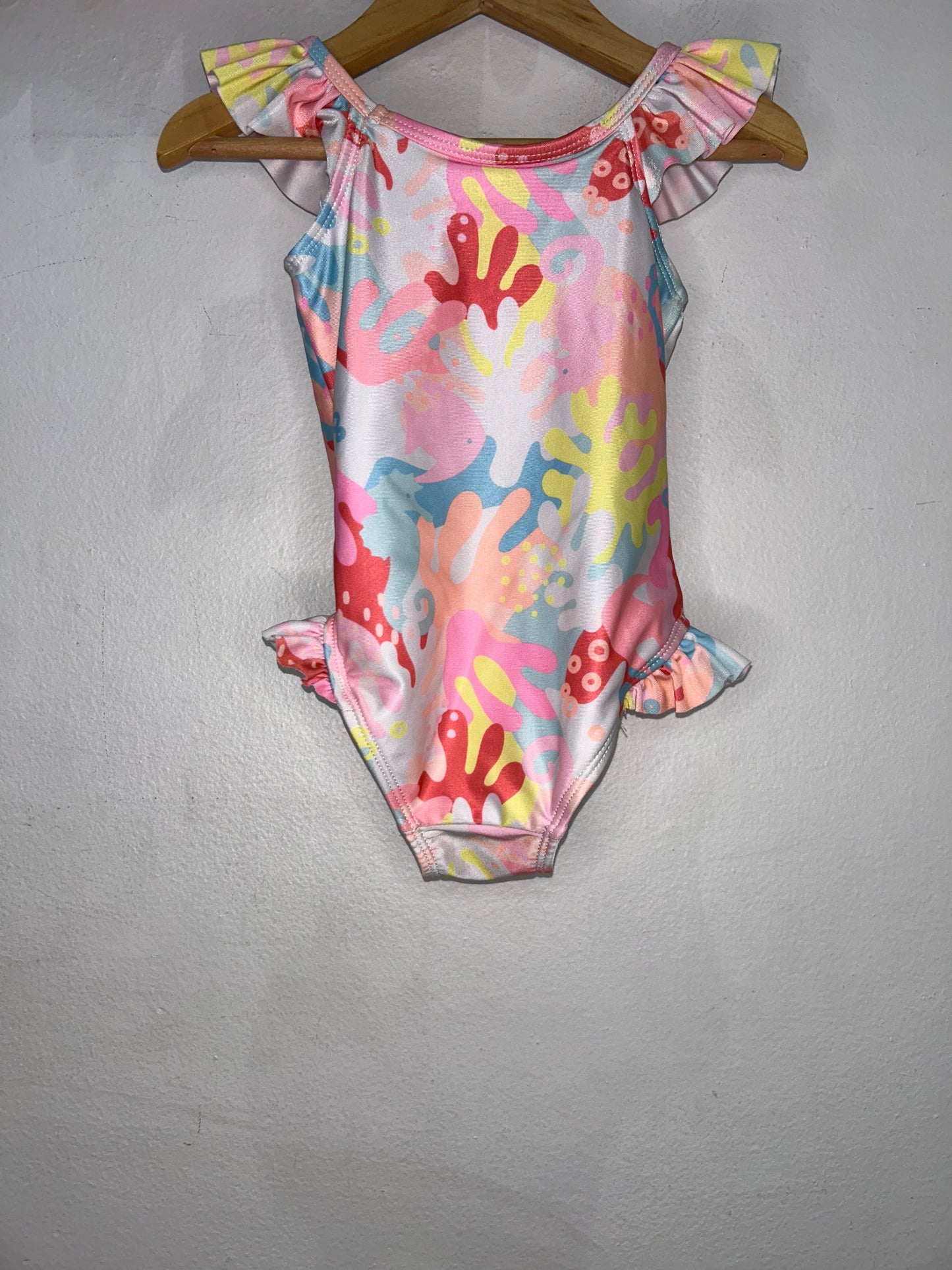 Seahorse swimsuit 2y