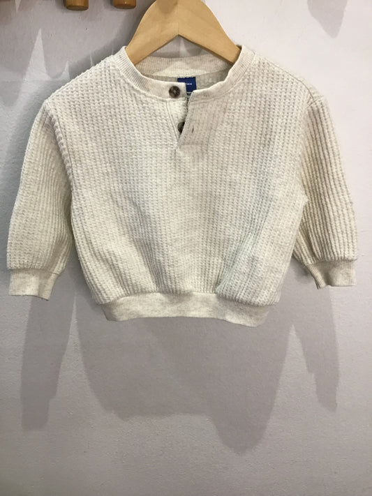 Waffle henley 6-12m