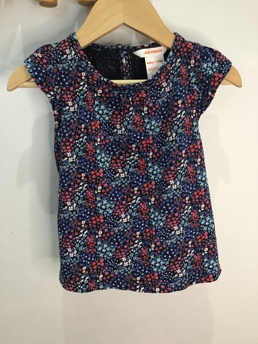 Tee little flowers 12-18m