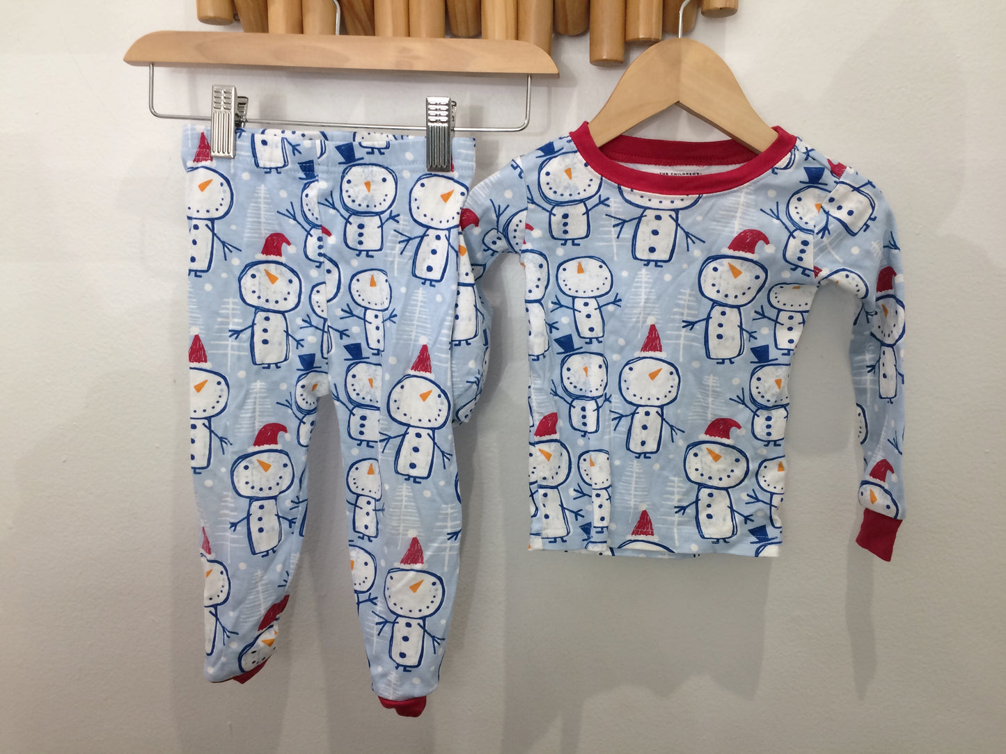 Snowman pyjamas 18m