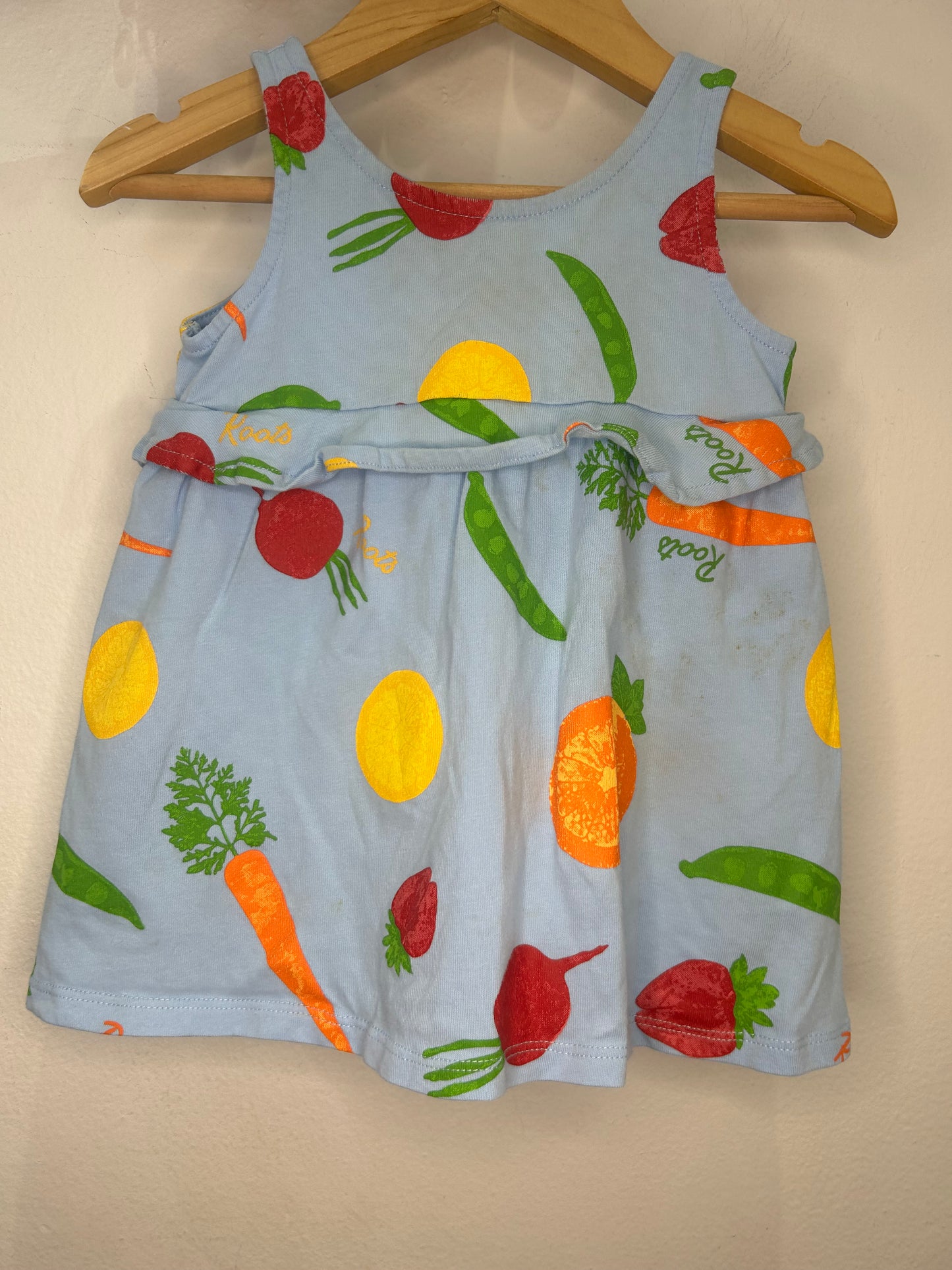 Roots fruits dress 6-12m