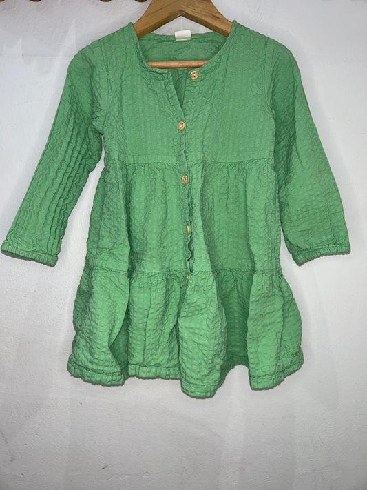 Green apple dress 18-24m
