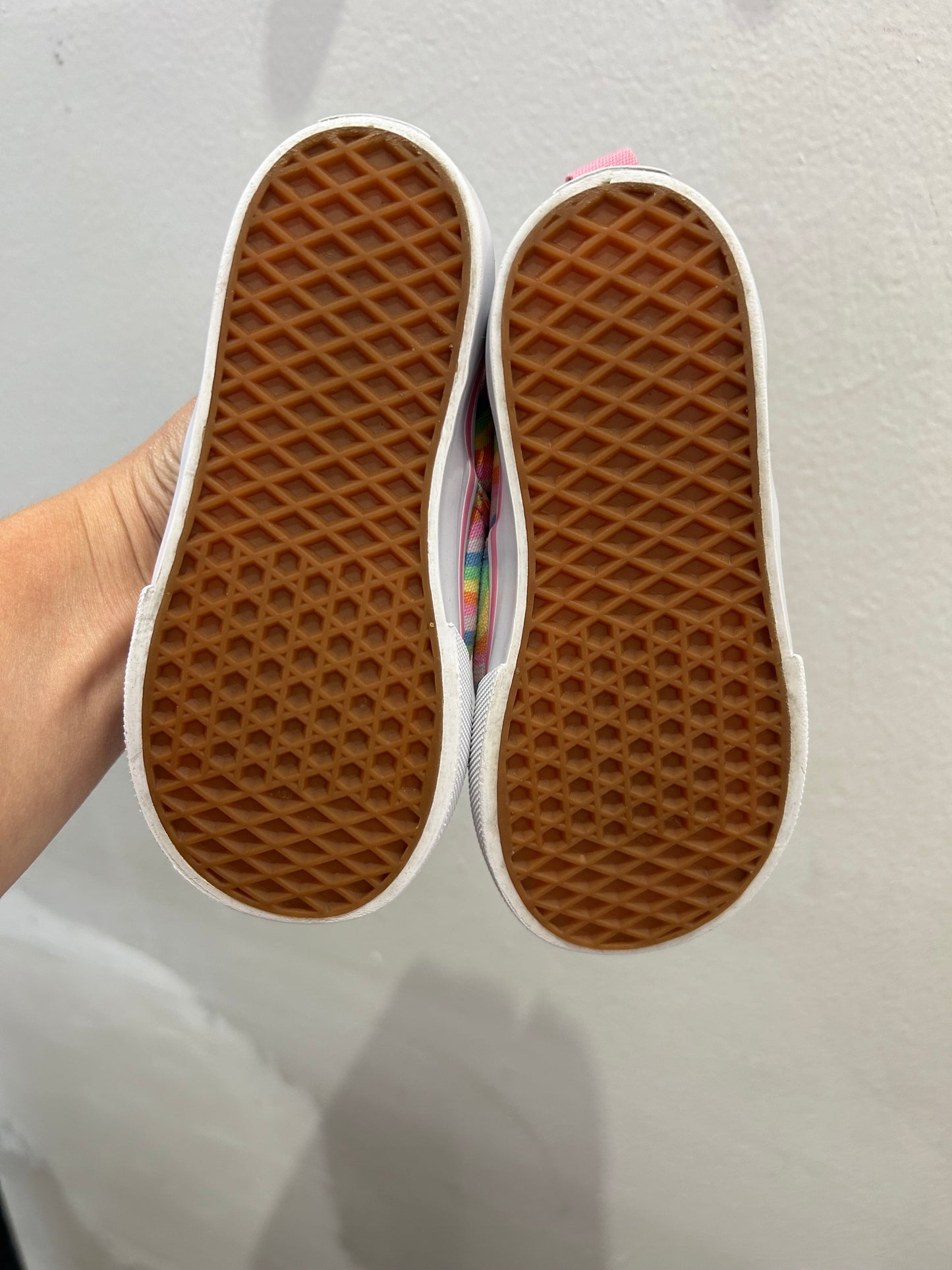 C8 pastel rainbow Vans