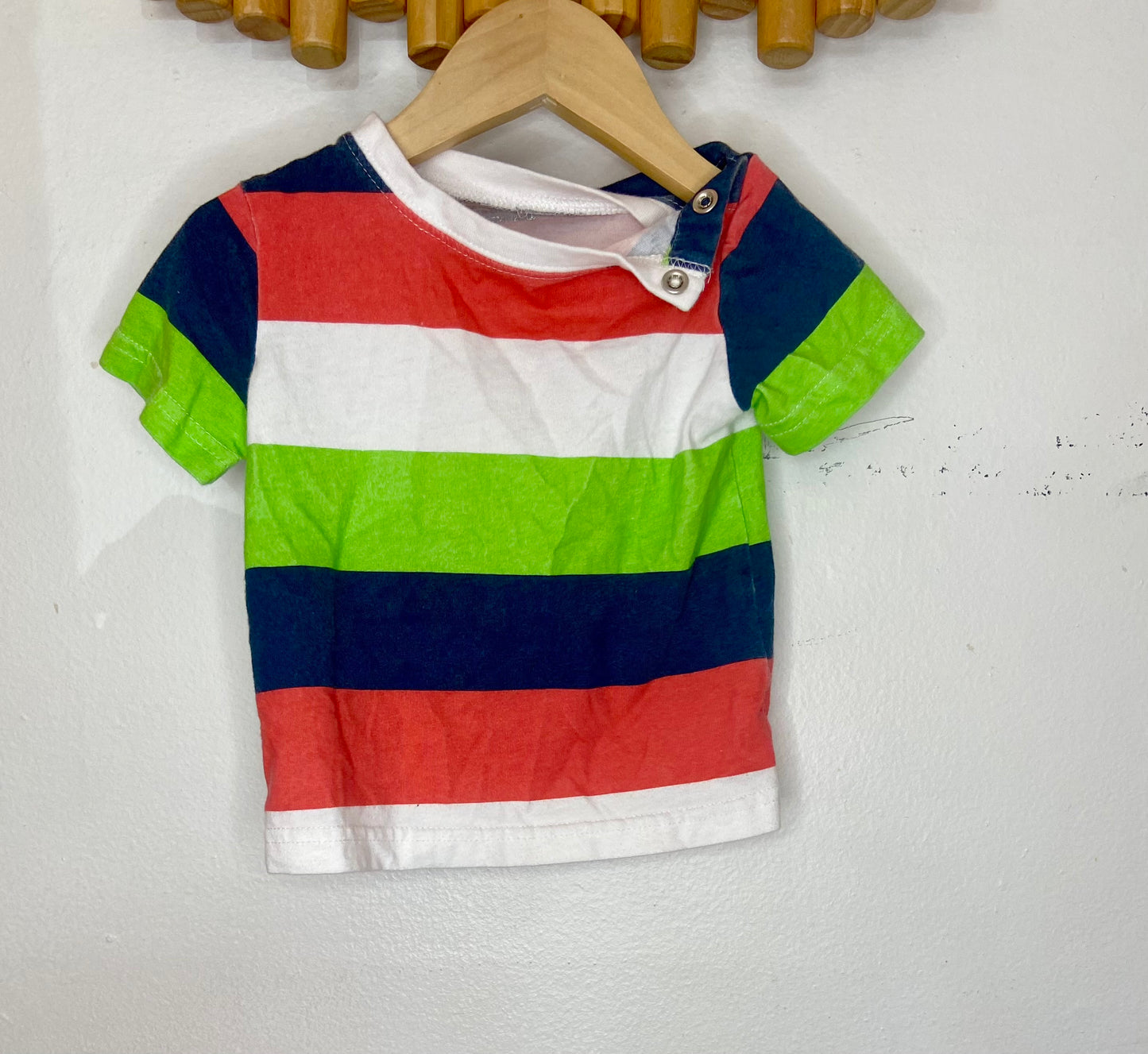 Classic big stripes tee 12m