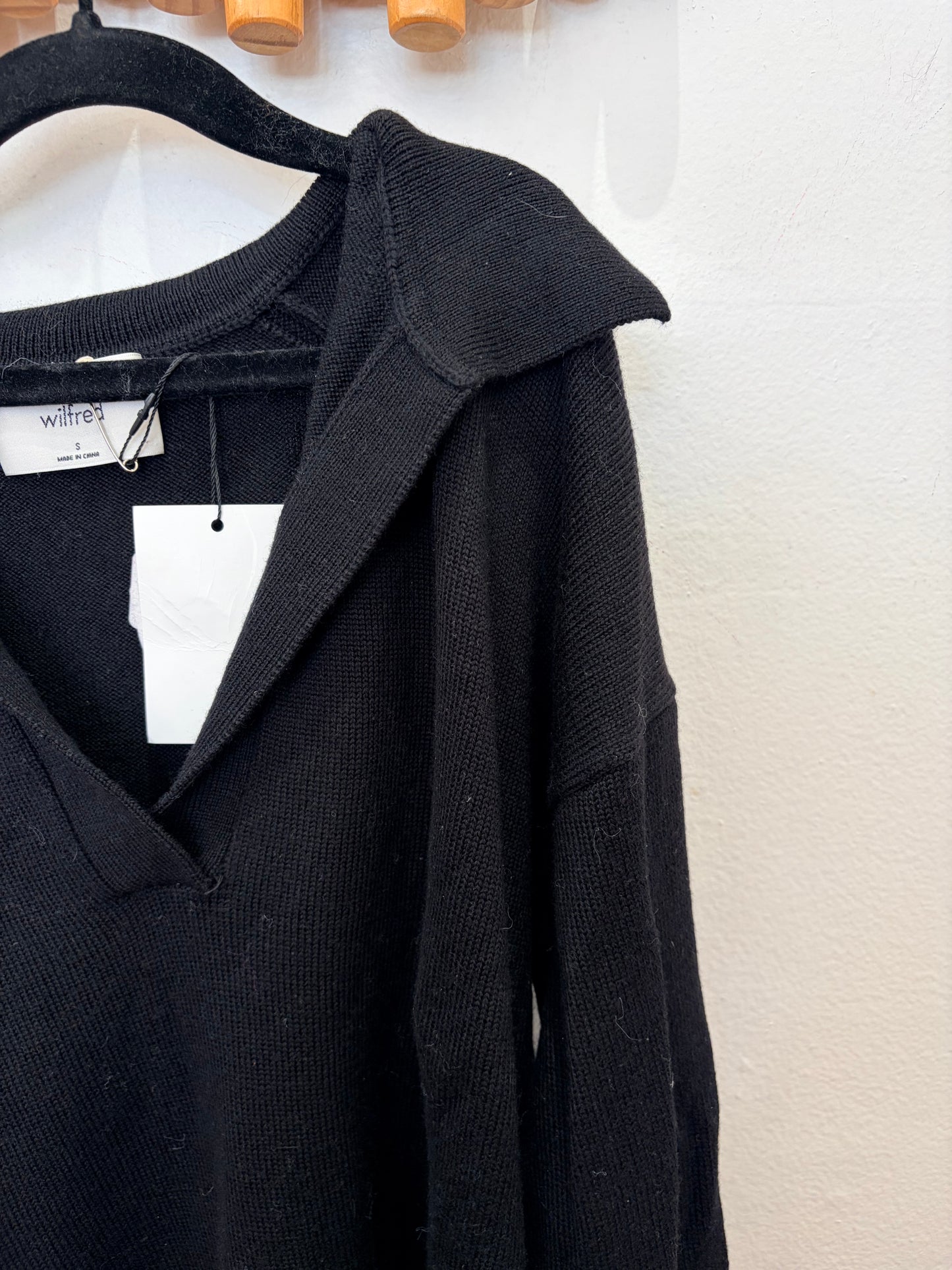 Wilfred polo merino wool knoit - adult S