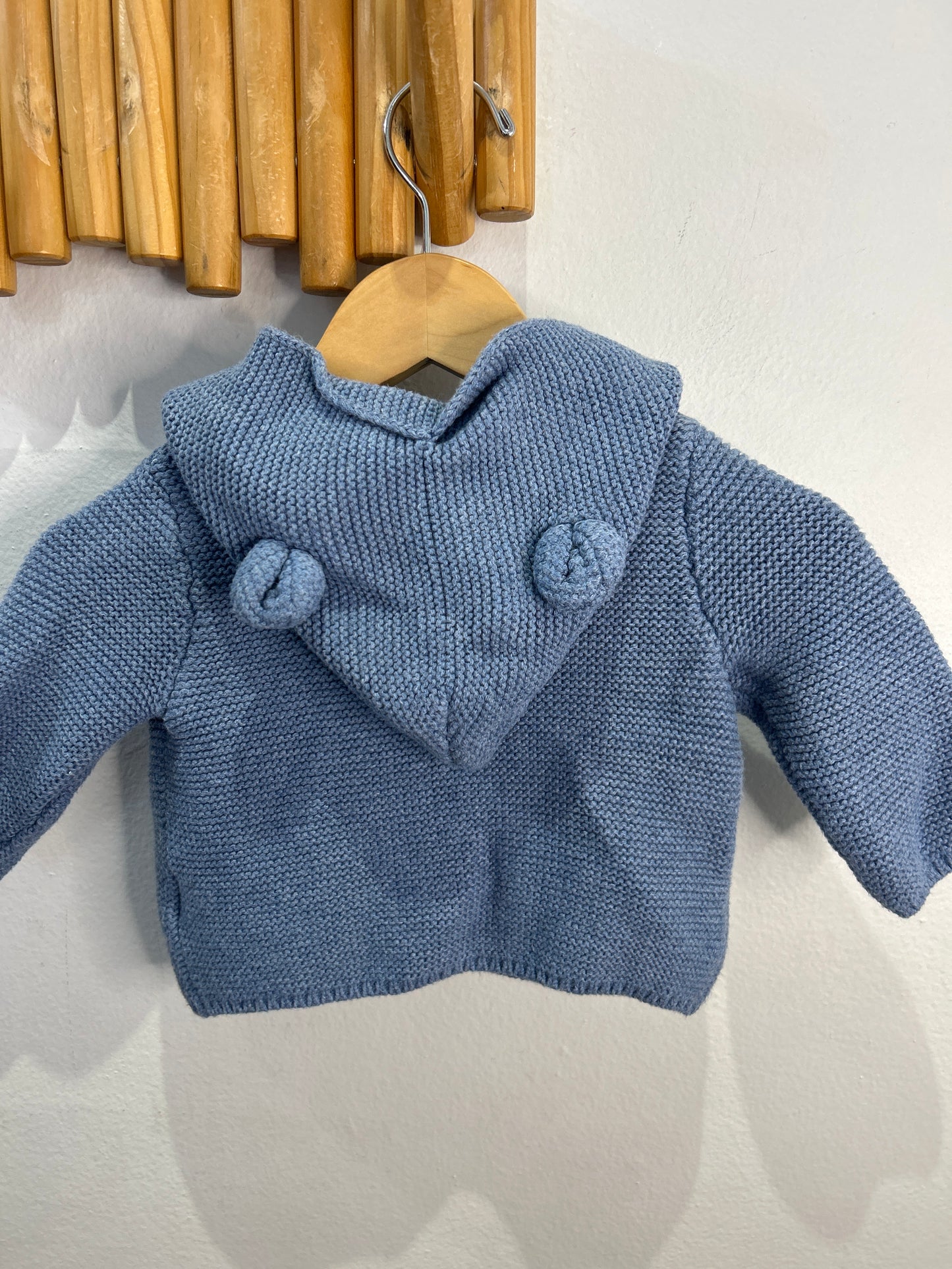 Mute blue brannan sweater 3-6m