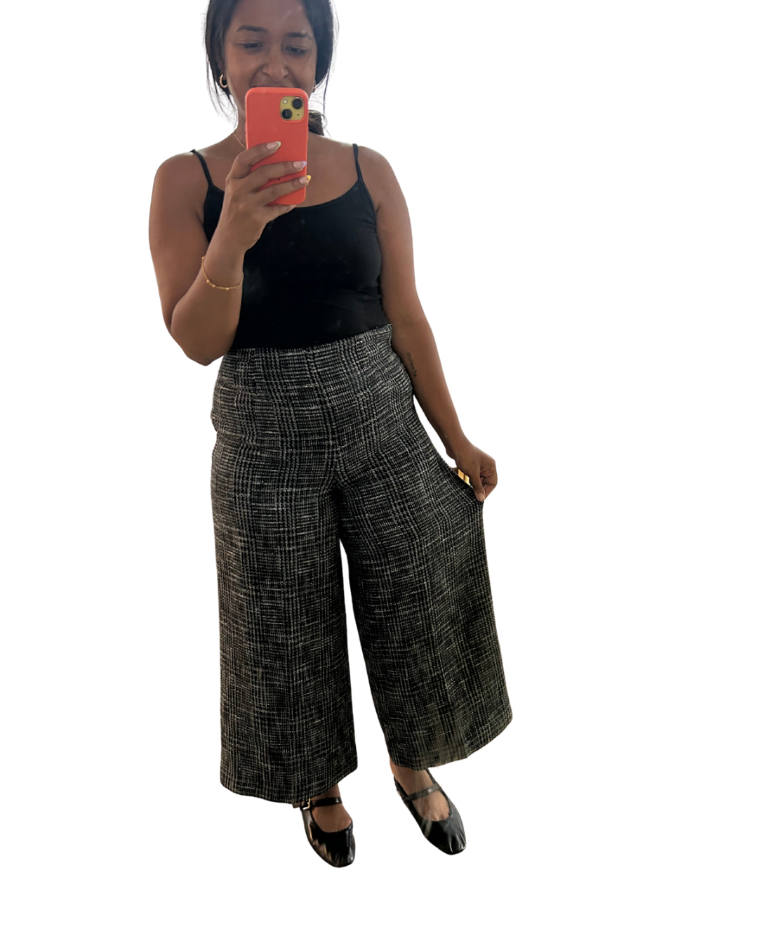 Knit extra wide culotte size 6