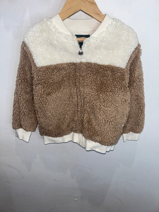 Roots teddy jacket 4y