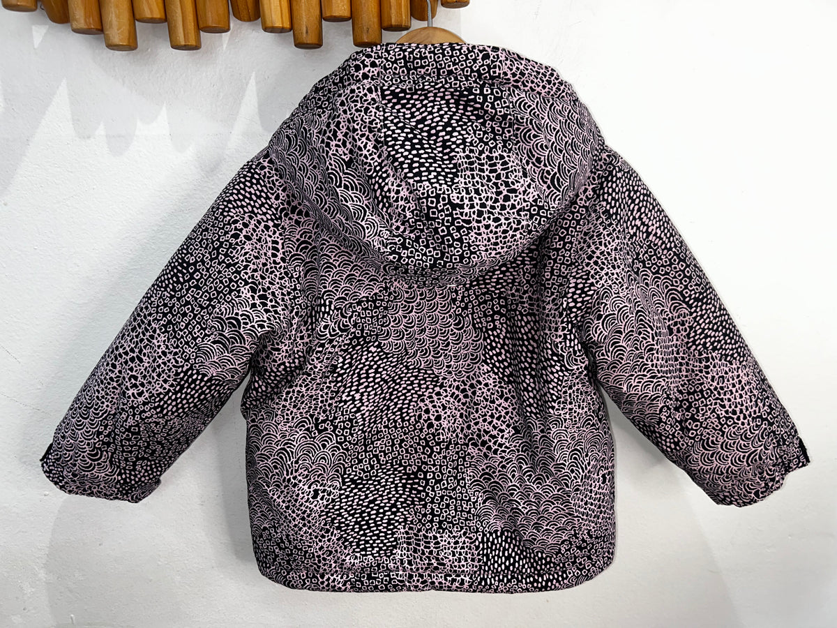 Columbia purple print puffer jacket 3y