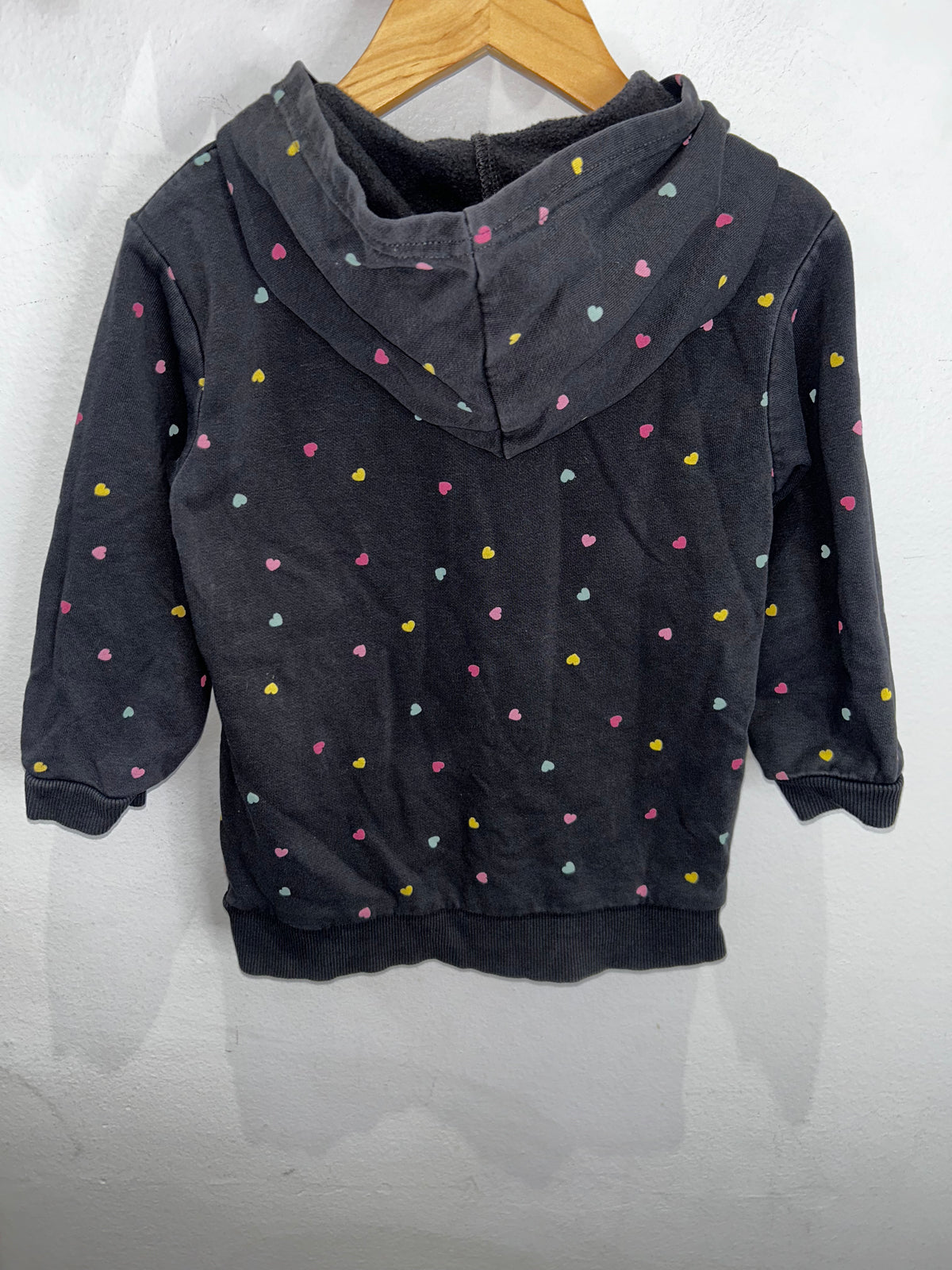 Ash hearts hoodie 2-3y