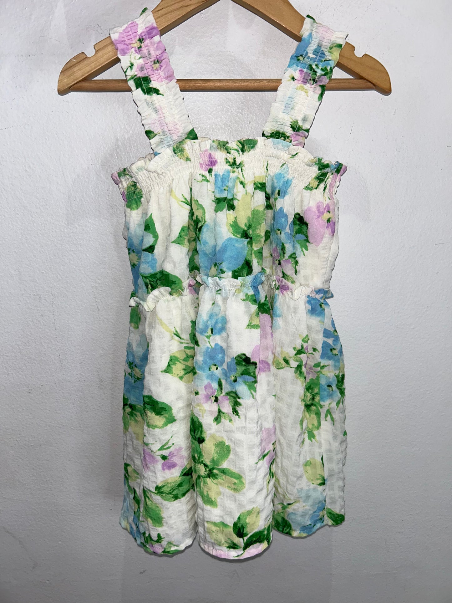 Watercolour tanktop dress 2y