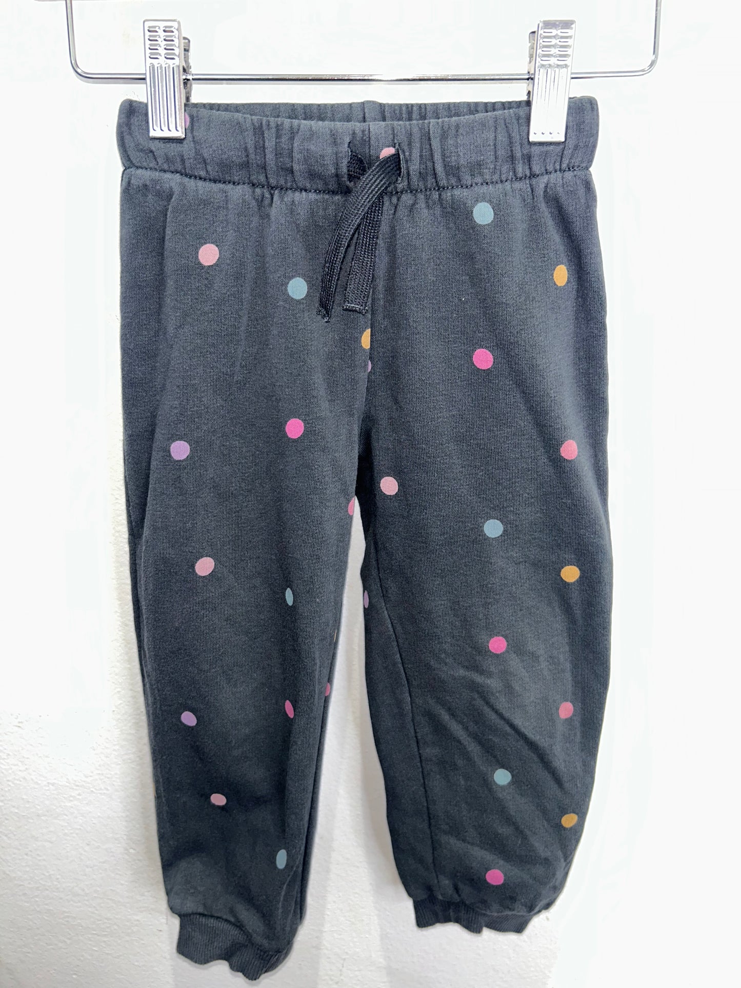 Grey dots joggers 18-24m