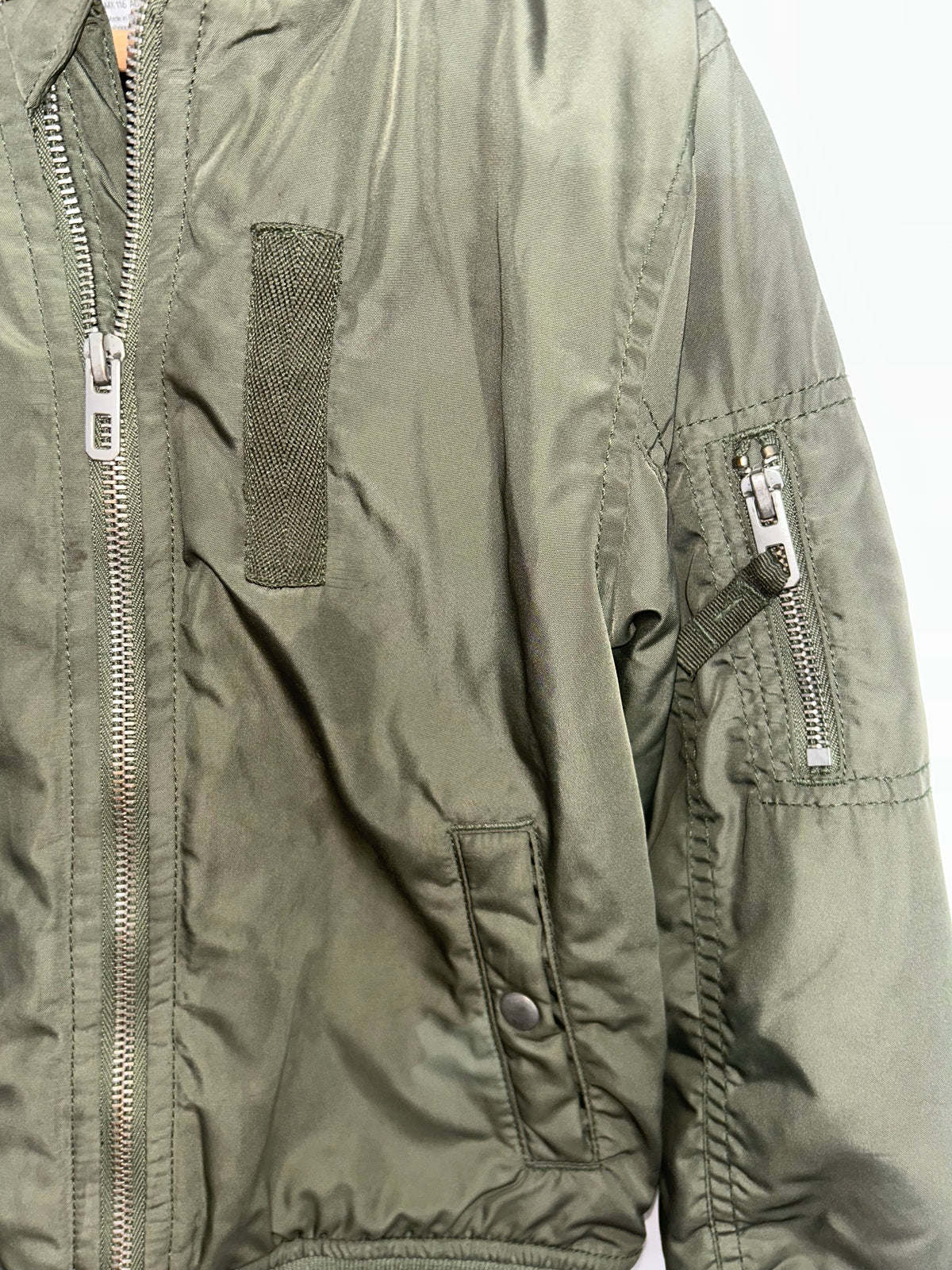 Olive bomber jacket 5-6y