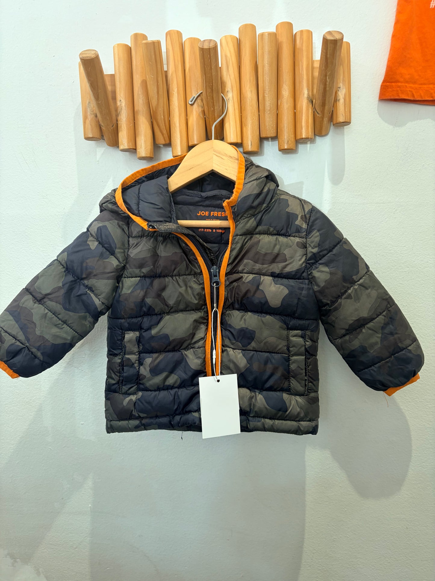 Camo jacket 6-12m