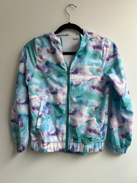 Diadora rain jacket and windbreaker tiedye 12y
