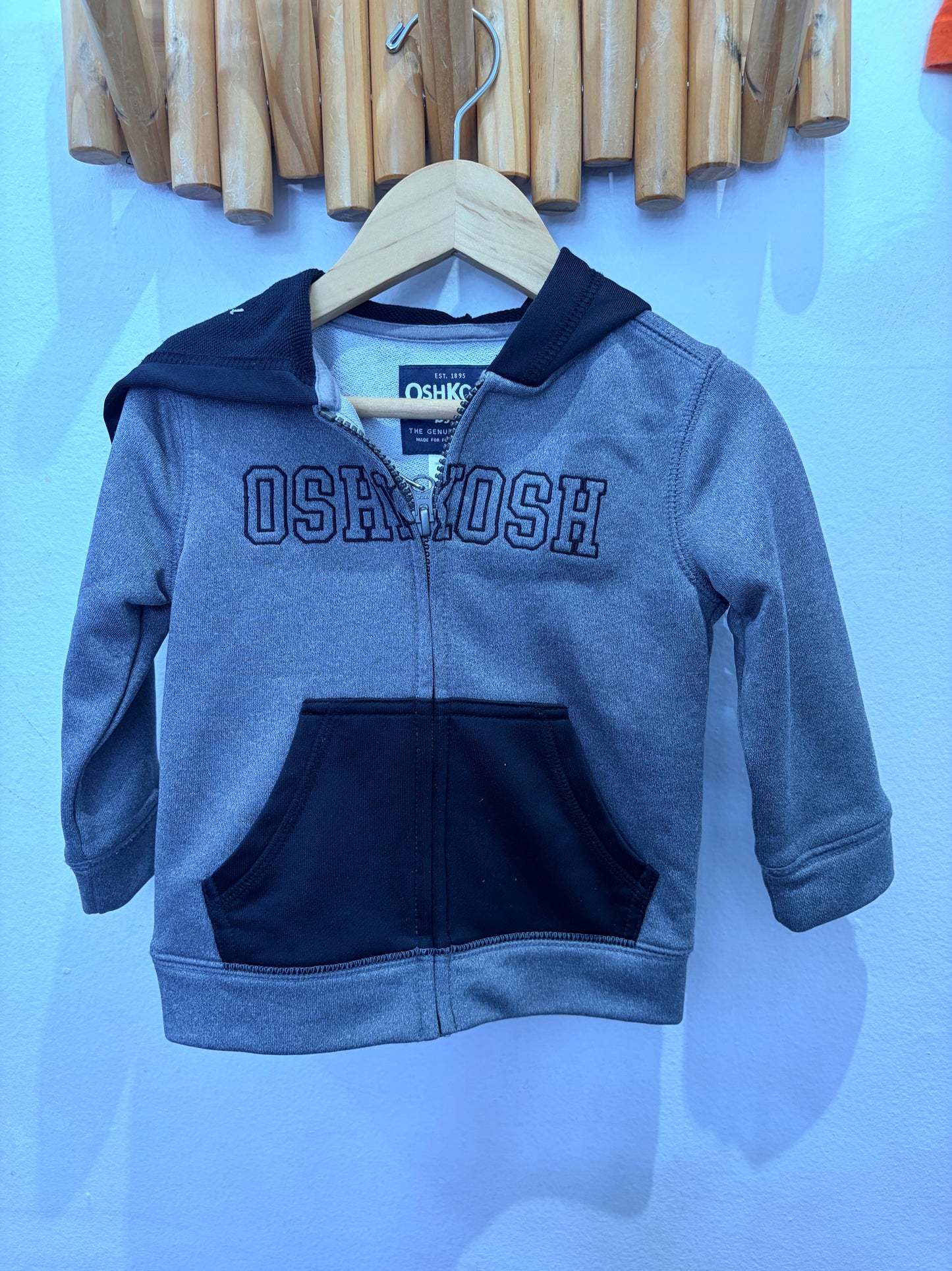 Grey activewear sweatshirt 18m