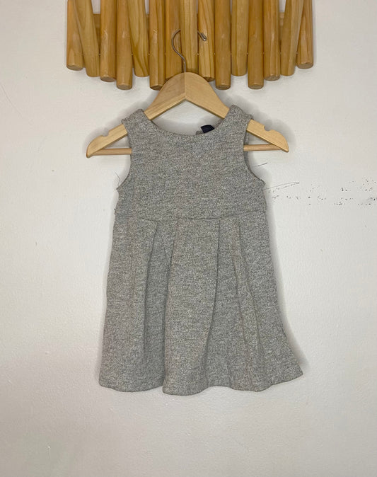 Grey knit tank dress 12-18m