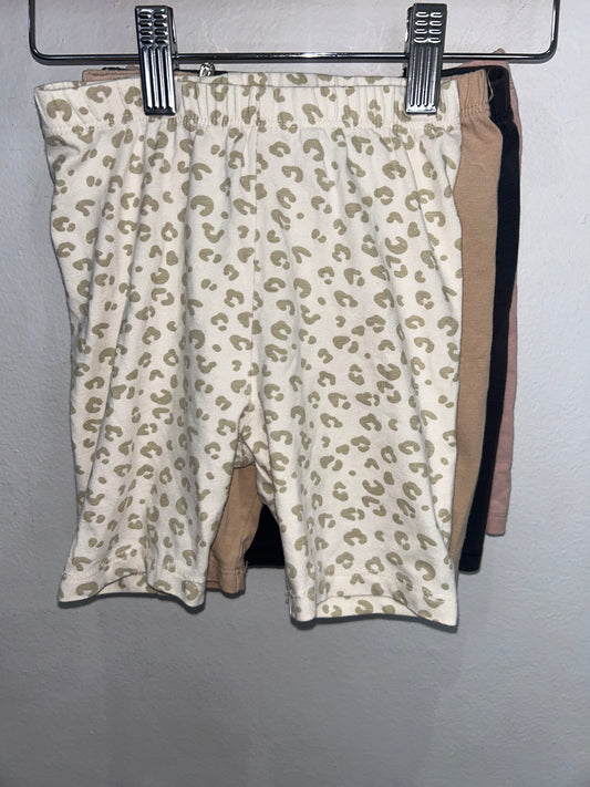 Four pack bike shorts 3-4y