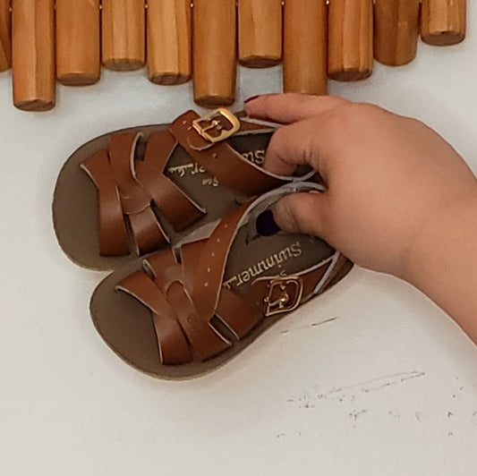 C6 brown Saltwater sandals