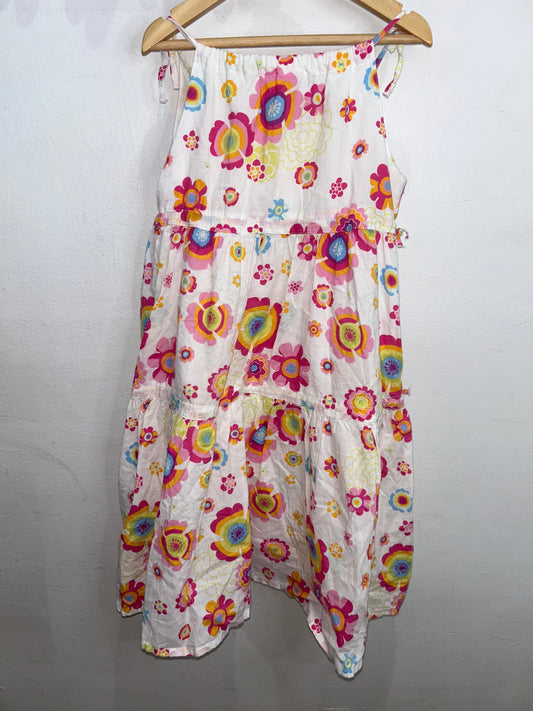 Big flowers dress 10y