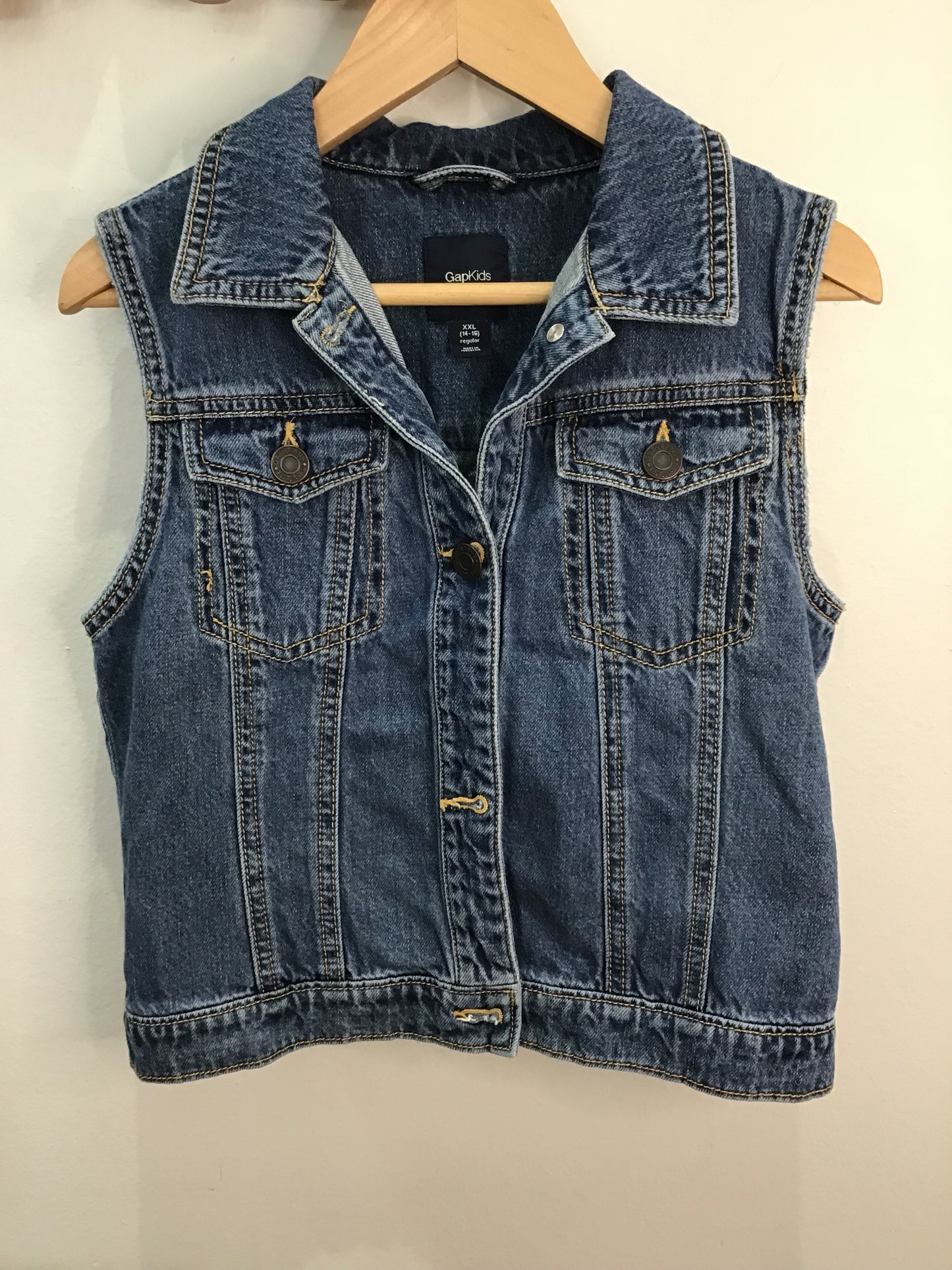 Denim vest 14-16y