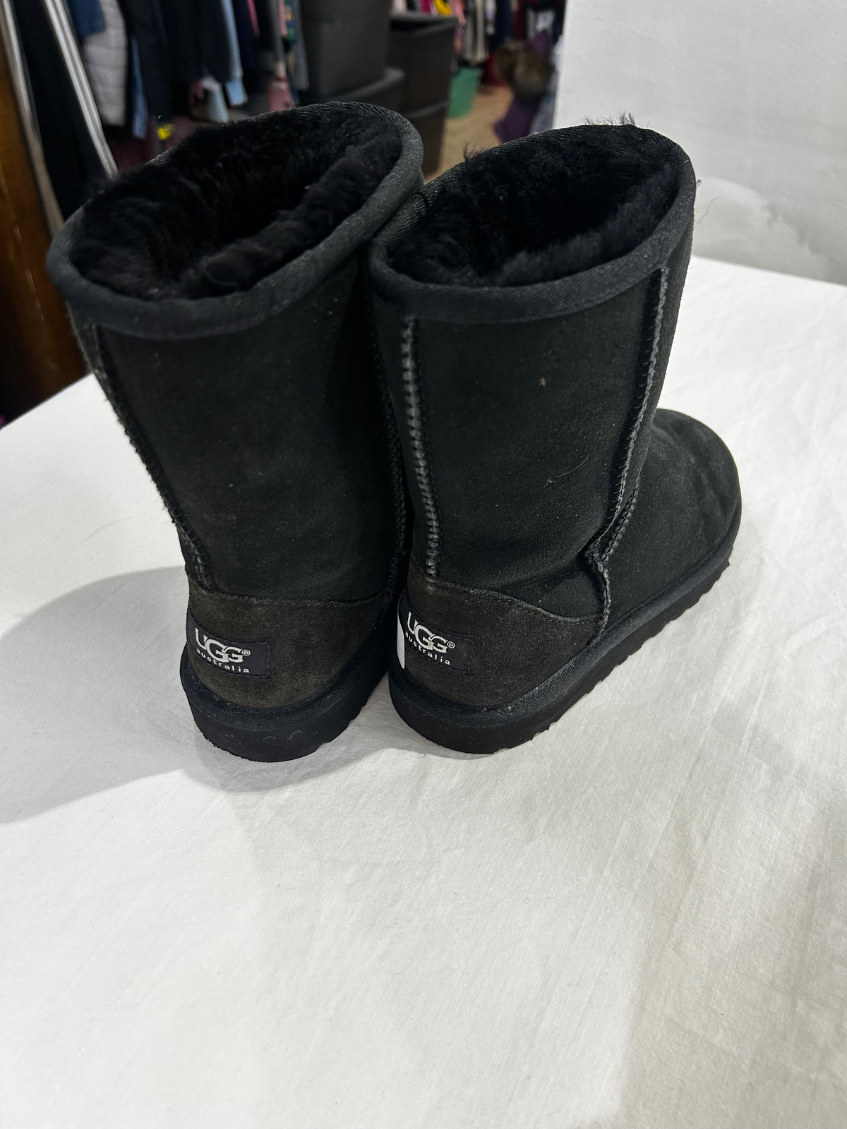 Y3 black Ugg boots