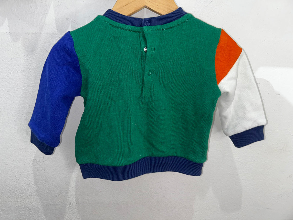 Colourblock pullover 6m