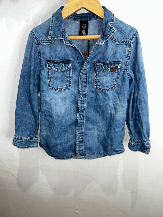 Soft denim shirt 4-6y