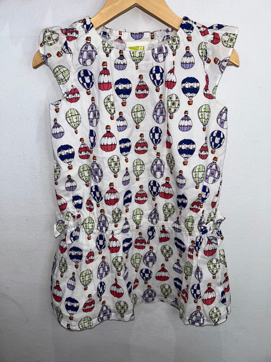 Hot air balloons dress 4y
