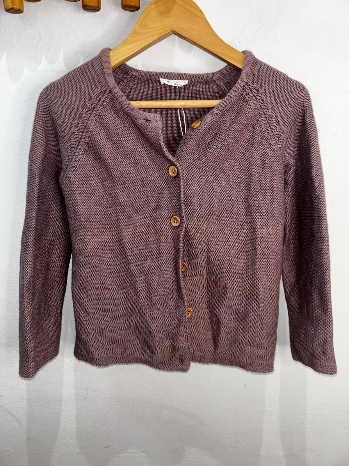 Jamie Kay mauve cardigan 4y