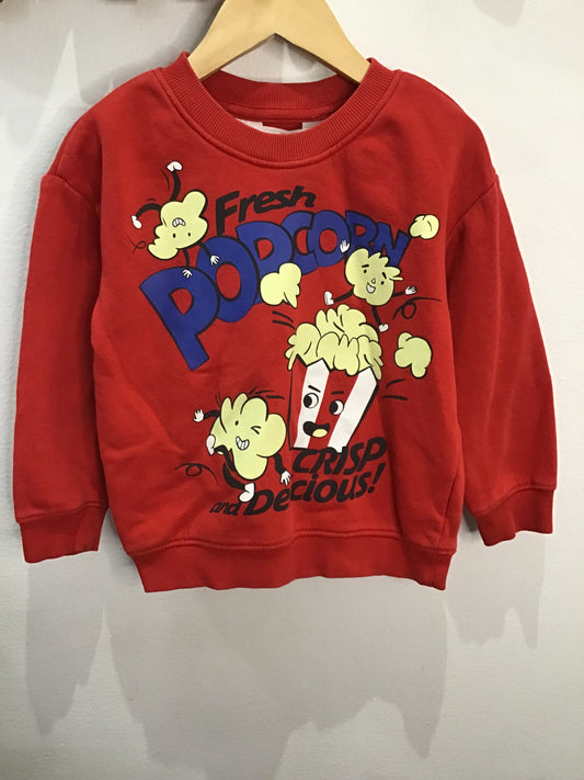 Pullover popcorn 2-4y