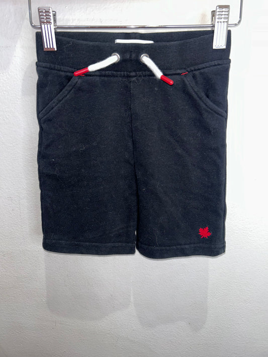 Black jogger shorts 18-24m
