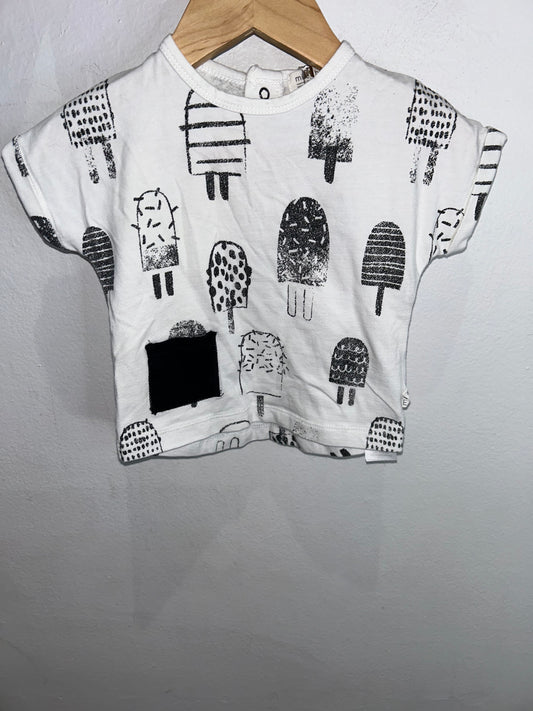 Miles Baby popsicles tee 6m