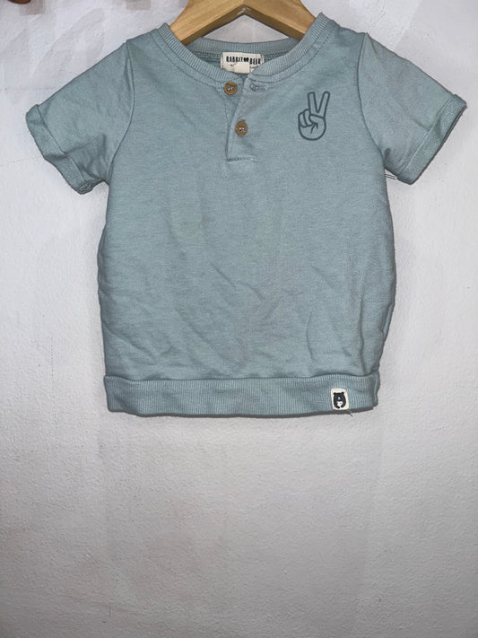 Light blue peace henley 18m