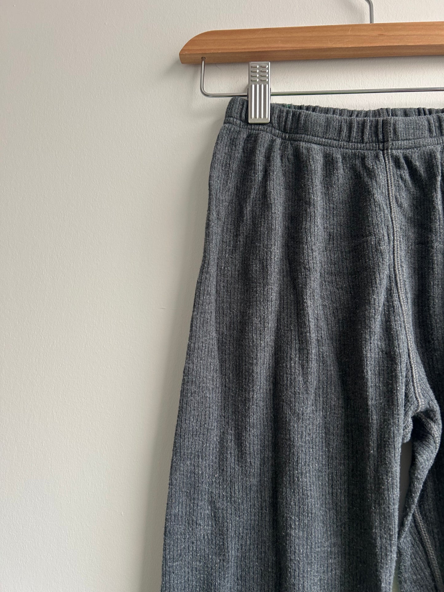 Pants grey cotton thermals 11-12y*