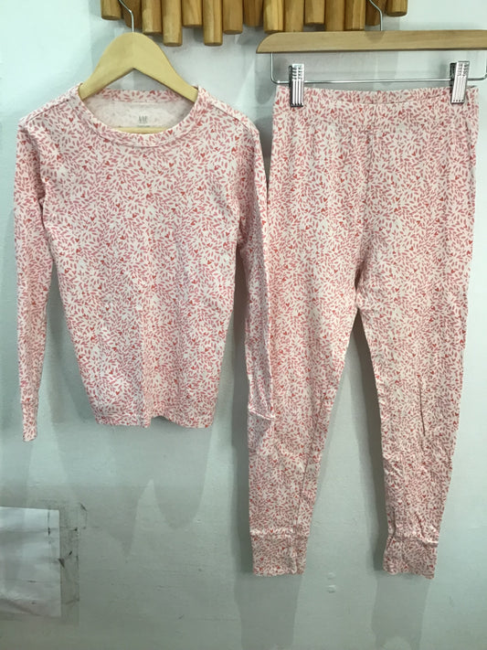 Pyjamas pink leafs 8y