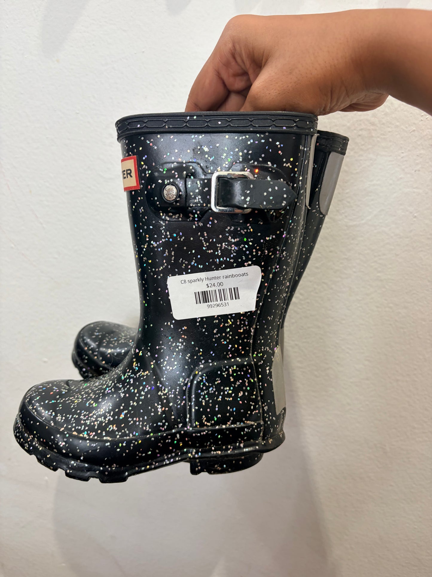 C8 sparkly Hunter rainbooats