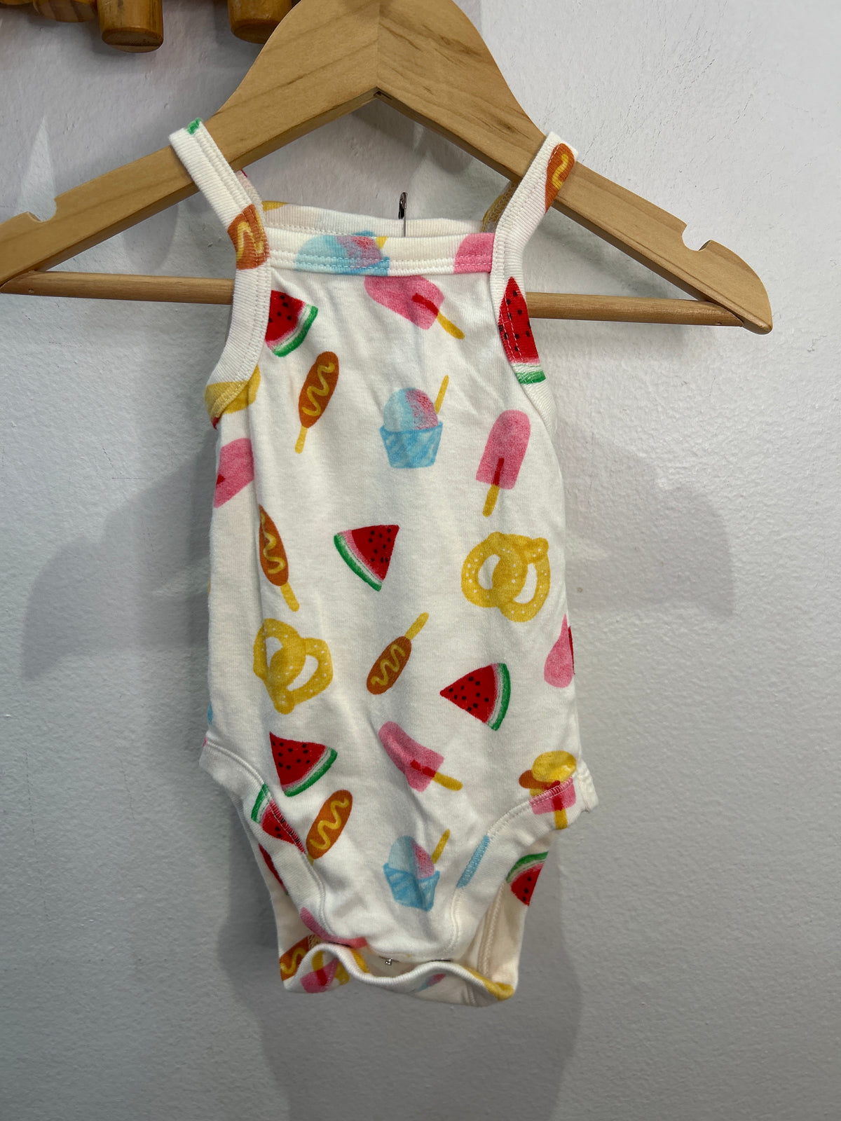 Summer foods onesie 3-6m