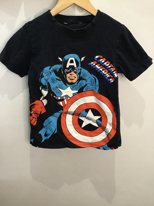 Captain America tee 4-6y*