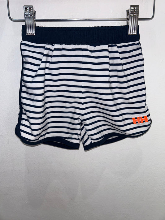 Striped activewear shorts 4y